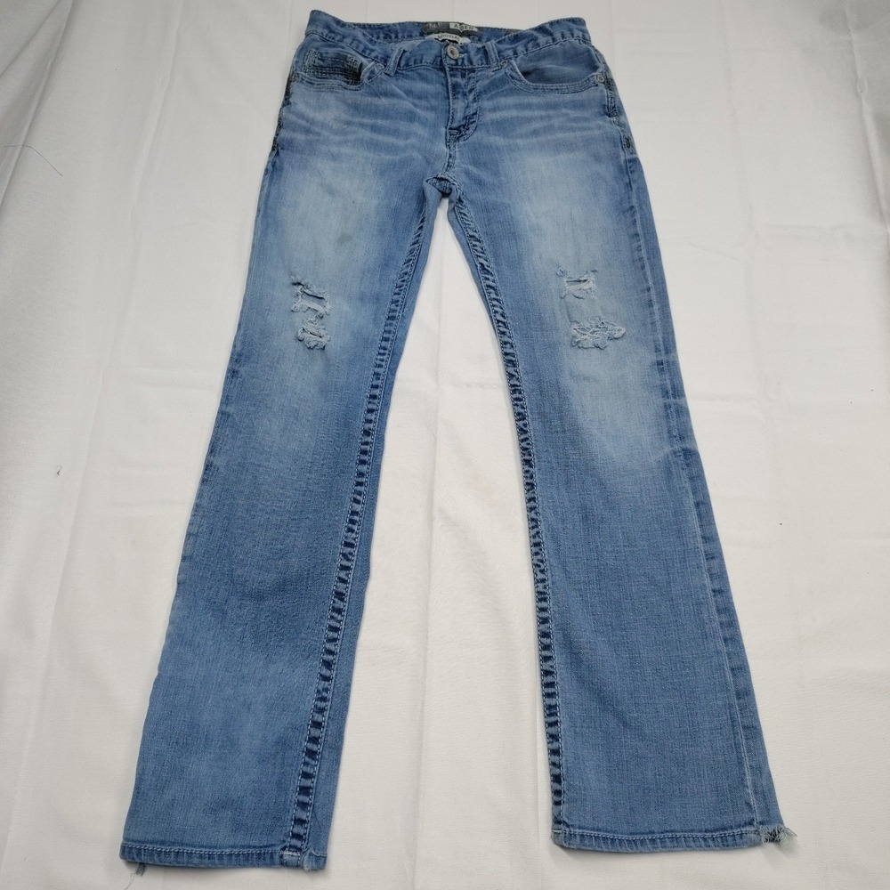 BKE Aiden Jeans Men's 29x30R Blue Bootcut Light Wash Denim